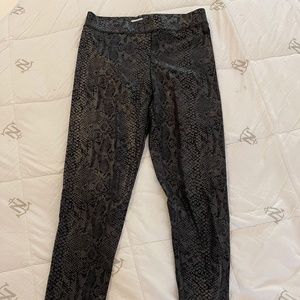 Pink! Snake Skin Leggings Size Small